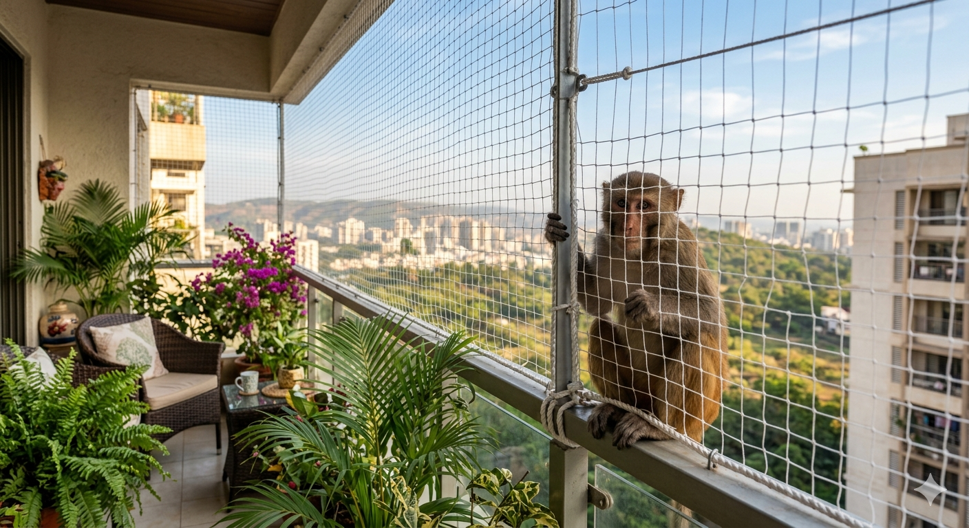 Monkey Safety Nets Kompally | TG Safety Nets