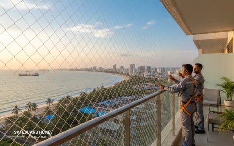 Balcony Safety Nets Installation Bowenpally